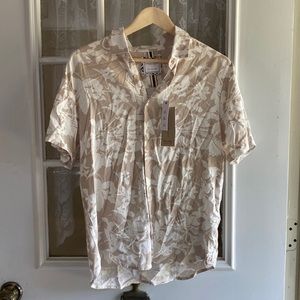 Denim & Flower Shirt